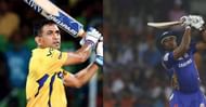 MS Dhoni and Kieron Pollard (Image courtesy - IPLT20.com/BCCI)